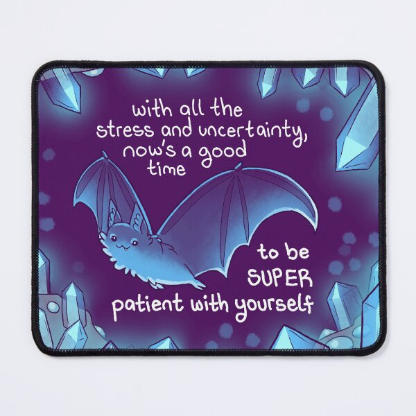 Item preview, "Stress and Uncertainty" Bat in a Crystal Cave designed and sold by thelatestkate.
