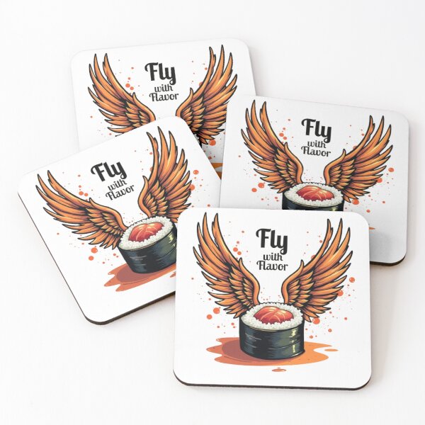 Item preview, Sushi Fly With Flavor  designed and sold by quotesdesignss.