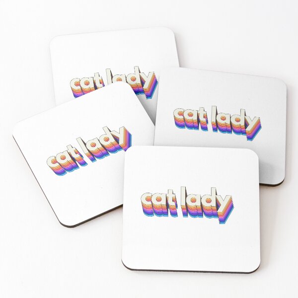 Item preview, Cat Lady, multicolored 3d sign designed and sold by niiceshop.