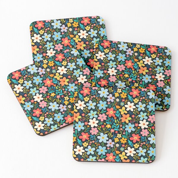 Item preview, A close up of a pattern of very small size flowers designed and sold by MRFEZOO2030.