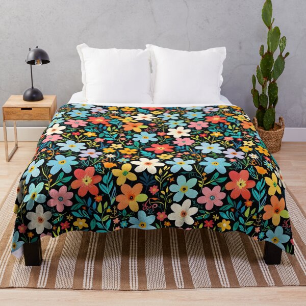 Item preview, A close up of a pattern of very small size flowers designed and sold by MRFEZOO2030.