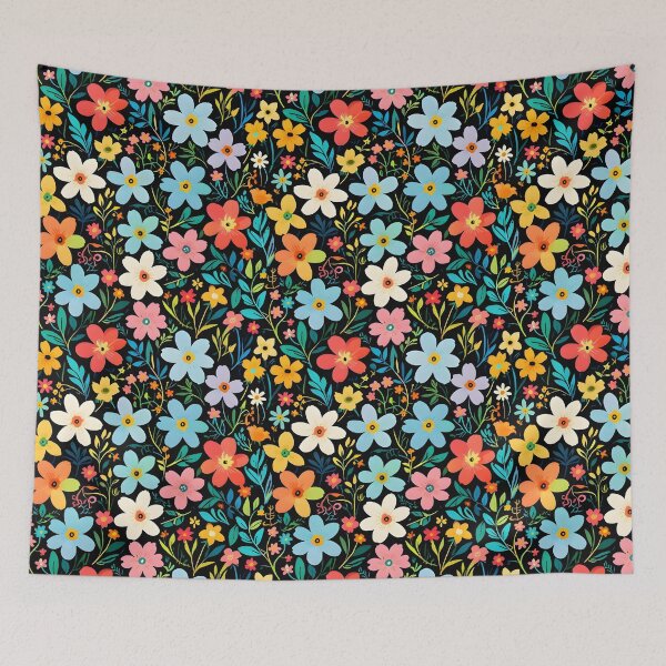 Item preview, A close up of a pattern of very small size flowers designed and sold by MRFEZOO2030.