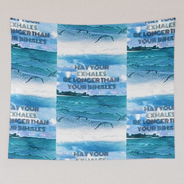 Item preview, May Your Exhales Be Longer Than Your Inhales (Siesta) designed and sold by IvaRenee.