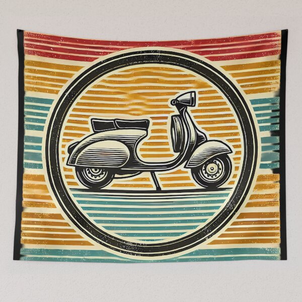 Item preview, Vintage Scooter Retro Vibes. designed and sold by Linework Studio.