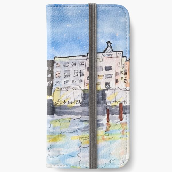 Nighttime Buildings iPhone Wallet
