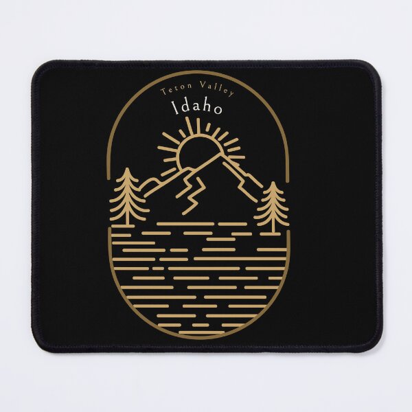 Item preview, Copy of Vintage Teton Valley Idaho Mountain Oval designed and sold by PaperZinnia.