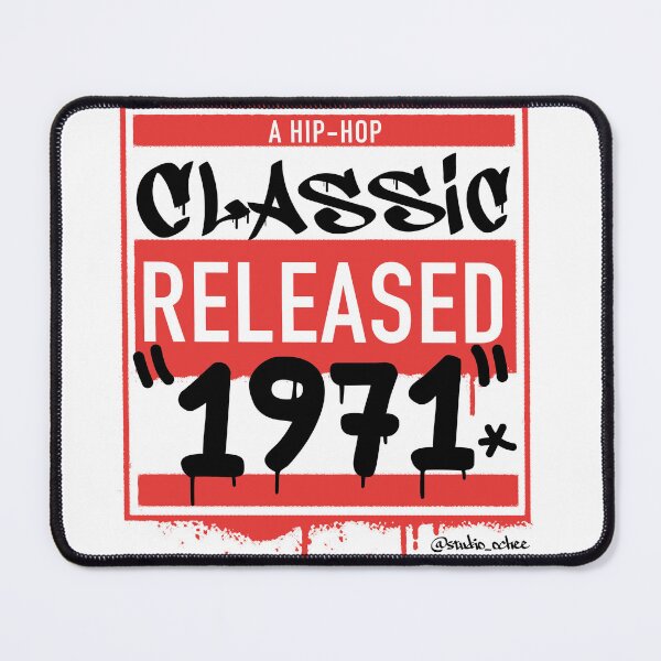 Item preview, 1971 Hip Hop born year artwork for all old school Hip Hop lovers. designed and sold by studioochee03.
