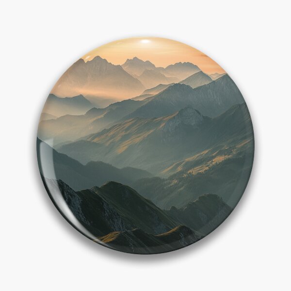 Item preview, Mountains, Mountains Landscape, Wll Art, Nature Landscape designed and sold by NicolasGlowArt.