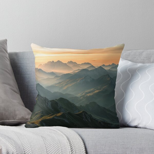 Item preview, Mountains, Mountains Landscape, Wll Art, Nature Landscape designed and sold by NicolasGlowArt.