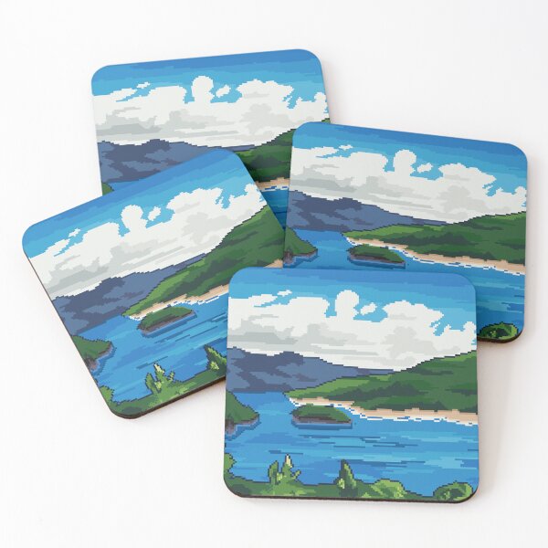 Item preview, Pixel art of  Raja Ampat designed and sold by Ekira Pop Pixel.