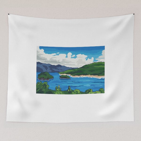 Item preview, Pixel art of  Raja Ampat designed and sold by Ekira Pop Pixel.