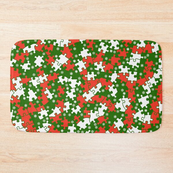 Item preview, Jigsaw Puzzle Lover Christmas Snowflake Camo Pattern Xmas designed and sold by GrandeDuc.