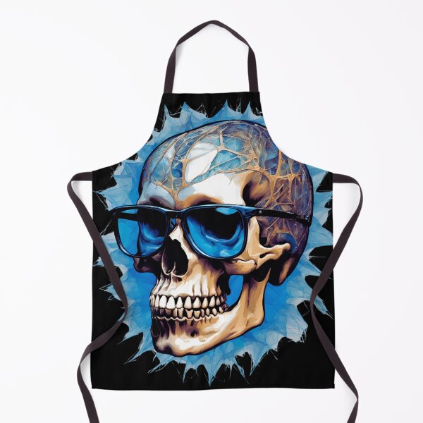 Item preview, Blue Glasses Cool Skull designed and sold by My Workshop.
