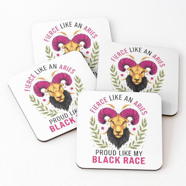 Item preview, Fierce Like an Aries: Proud Like My Black Race designed and sold by YesAfrik.