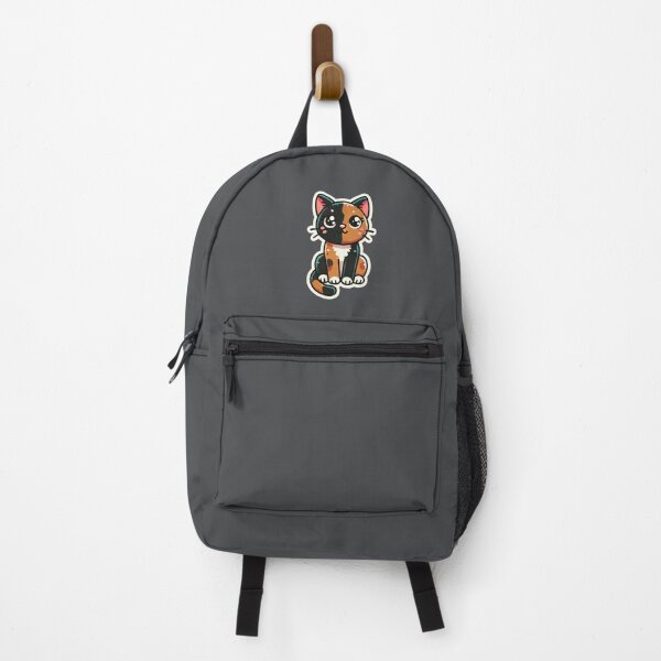 Item preview, Cute Tortoiseshell / tricolor Cat is sitting nicely Patch Style designed and sold by Rodim91.