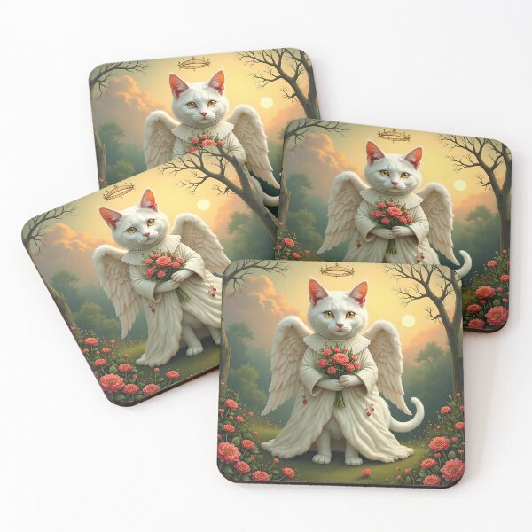 Item preview, Angel White Cat designed and sold by SoniaSarkali.