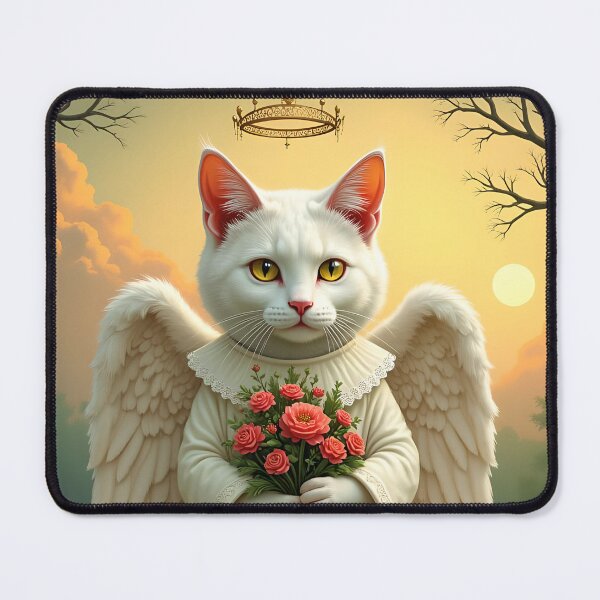 Item preview, Angel White Cat designed and sold by SoniaSarkali.