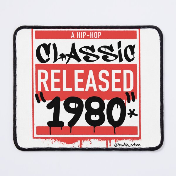 Item preview, 1980 Hip Hop born year artwork for all old school Hip Hop lovers. designed and sold by studioochee03.