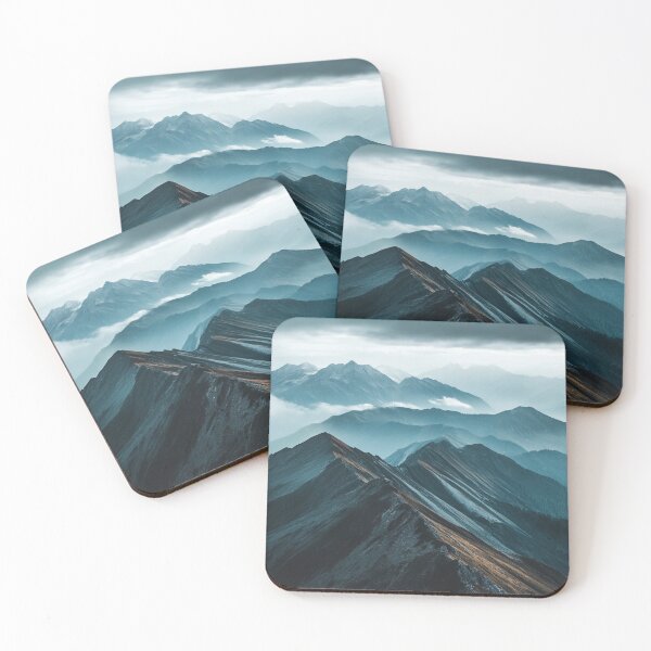 Item preview, Mountains Landscape Wall Art designed and sold by NicolasGlowArt.