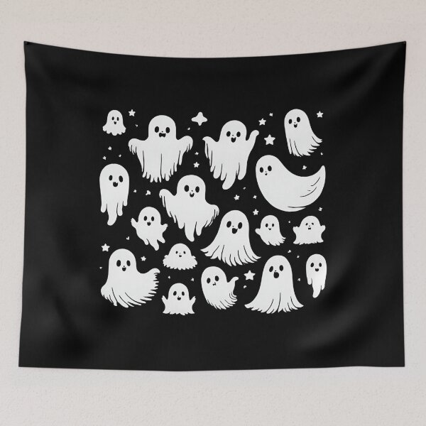 Item preview, Adorable & Eerie Ghost: Surrealism Meets Synthwave D15 designed and sold by pixelandcrafted.