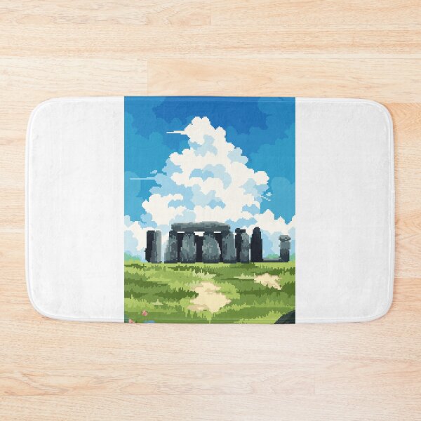 Item preview, Stone Henge Pixel Art Scenery designed and sold by Ekira Pop Pixel.