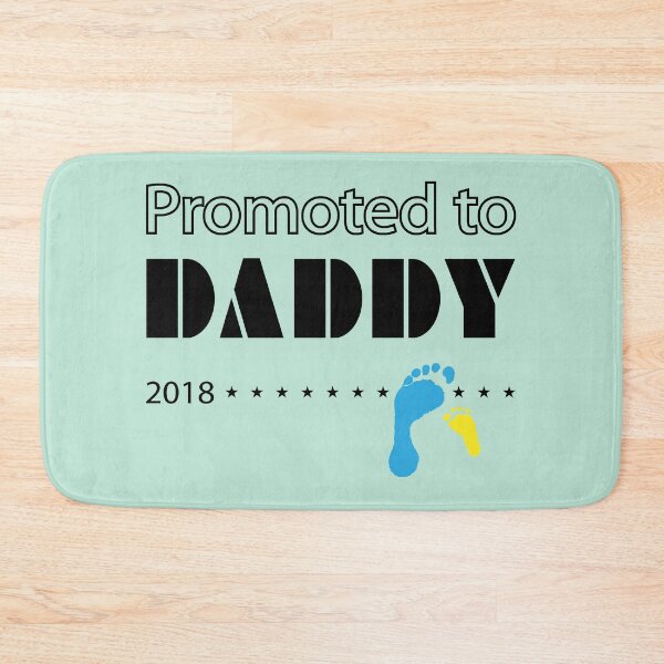 Item preview, Promoted to Daddy 2018 Funny New Dad  designed and sold by IcArtsyOrigin8.