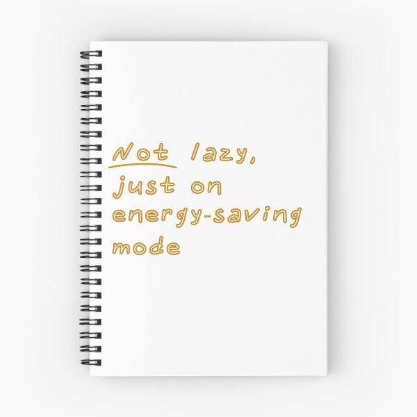 Item preview, Not lazy, just on energy-saving mode designed and sold by Asiyat.