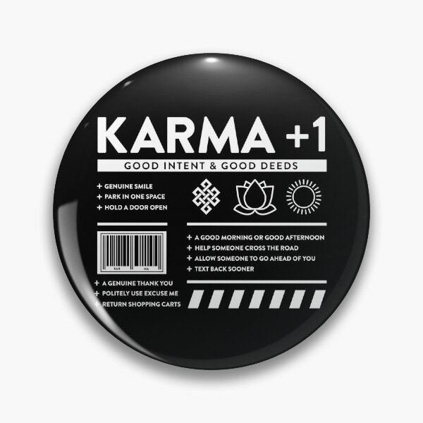 Item preview, Karma Plus 1 designed and sold by therocketman.