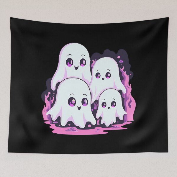 Item preview, Adorable & Eerie Ghost: Surrealism Meets Synthwave D17 designed and sold by pixelandcrafted.