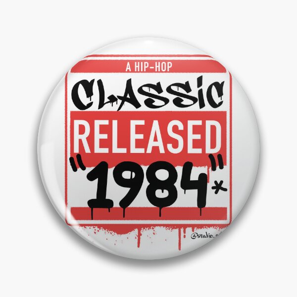 Item preview, 1984 Hip Hop born year artwork for all old school Hip Hop lovers. designed and sold by studioochee03.
