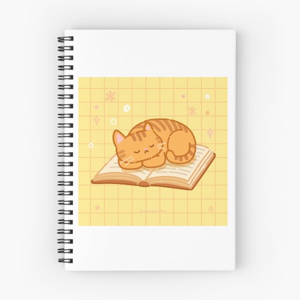 Item preview, Sleepy cat Series - Always sleeping on a book I'm reading designed and sold by Socutedoodles.