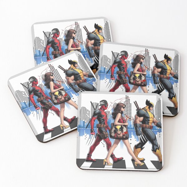 Item preview, "Superheroes Crossing" Red and Yellow Heroes, Transparent Graphic Design designed and sold by Lunardreams54.
