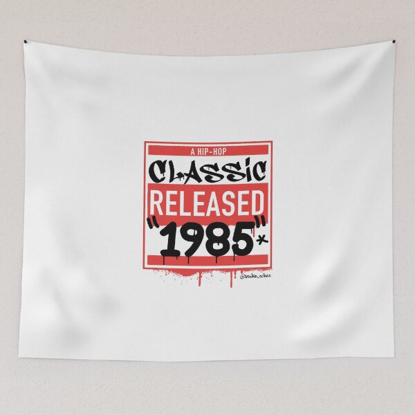 Item preview, 1985 Hip Hop born year artwork for all old school Hip Hop lovers. designed and sold by studioochee03.