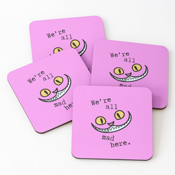 Item preview, We're all mad here. - Alice in Wonderland designed and sold by MightyPenShop.
