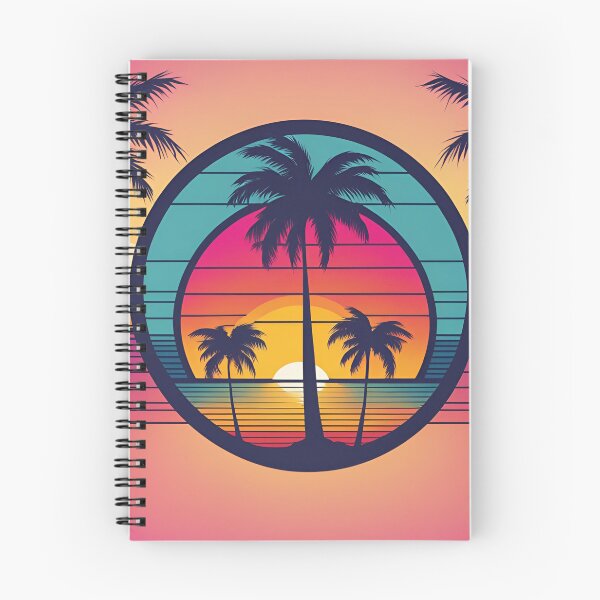 Item preview, Palm Tree Retro 80s Sunset Beach designed and sold by BigKingMonkey.