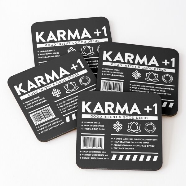 Item preview, Karma Plus 1 designed and sold by therocketman.