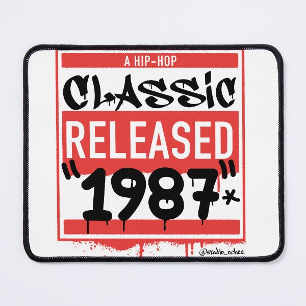 Item preview, 1987 Hip Hop born year artwork for all old school Hip Hop lovers. designed and sold by studioochee03.