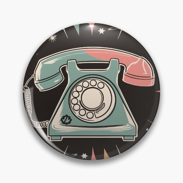 Item preview, Sticker T-Shirt Design Trending: Rotary Telephone designed and sold by ForeverPrintsOK.