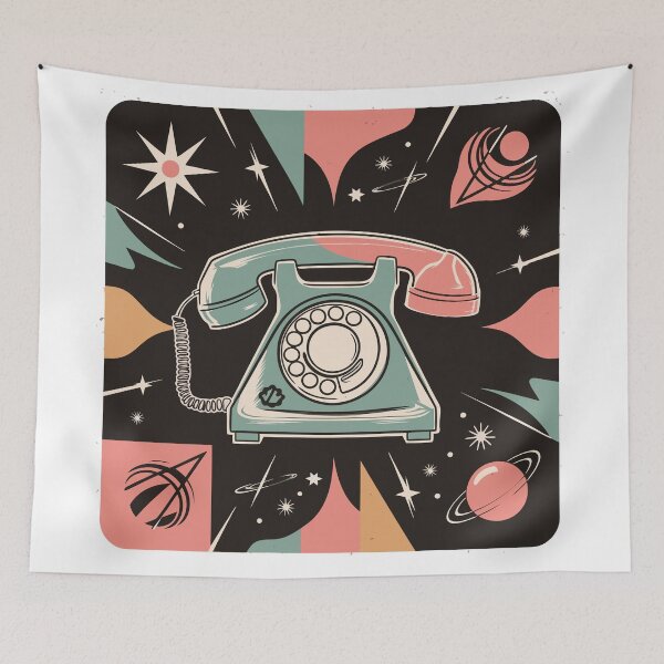 Item preview, Sticker T-Shirt Design Trending: Rotary Telephone designed and sold by ForeverPrintsOK.