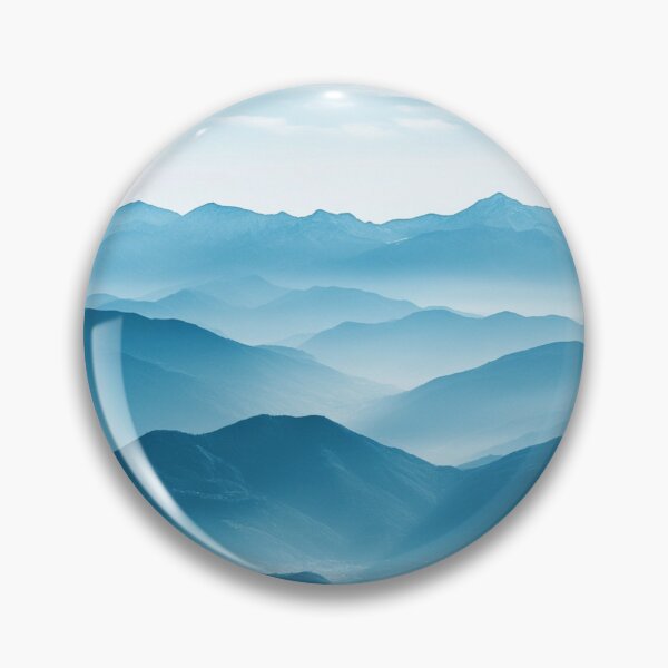 Item preview, Blue Mountains Landscape, Mountains Wall Art designed and sold by NicolasGlowArt.