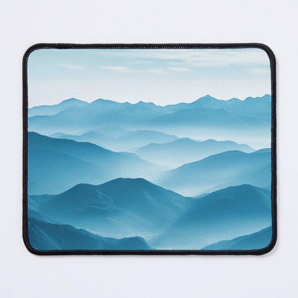 Item preview, Blue Mountains Landscape, Mountains Wall Art designed and sold by NicolasGlowArt.