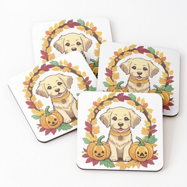Item preview, Happy Halloween Golden Retriever designed and sold by Yviemakes.
