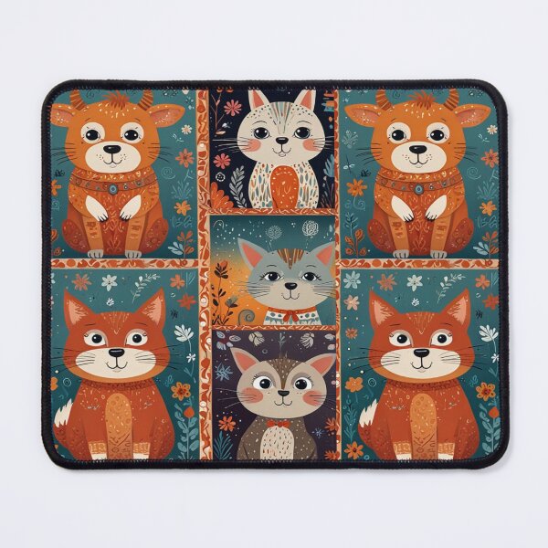 Item preview, Cute Animals Vibrant Colors designed and sold by SimpleBotDesign.