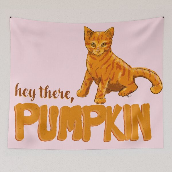 Item preview, Hey There Pumpkin Kitten designed and sold by Anne Claiborne.