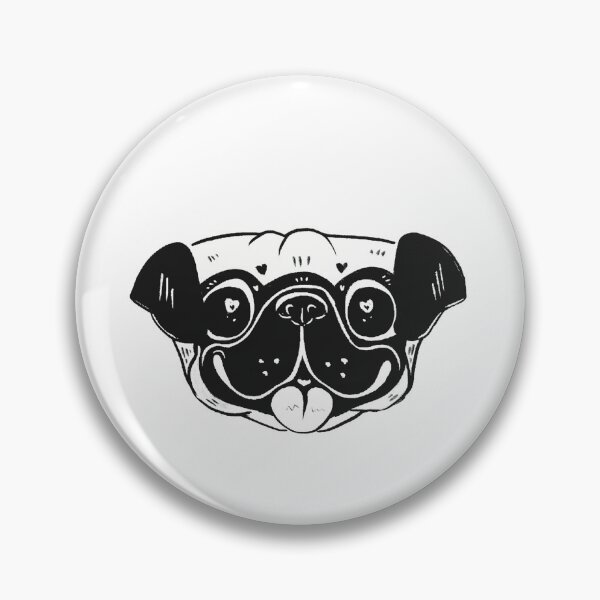 Item preview, Pug illustration designed and sold by LDtheCreator.