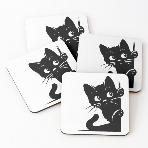 Item preview, Black Cat Peeking 3 designed and sold by Magnuna.