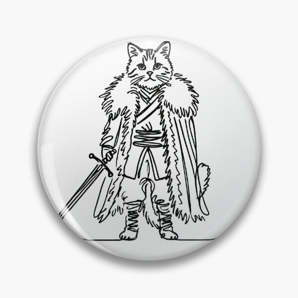 Item preview, Jon Snow cat designed and sold by ChicClicker.