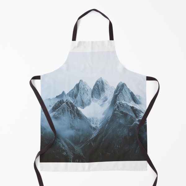 Item preview, Winter Mountains Landscape, Mountains Wall Art designed and sold by NicolasGlowArt.