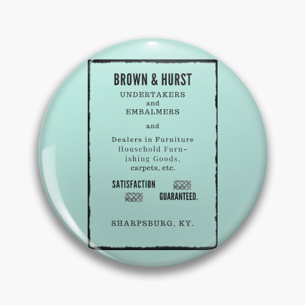 Item preview, Brown & Hurst Undertakers and Embalmers designed and sold by JoezPlace.