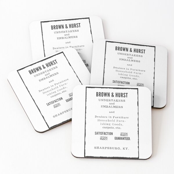 Item preview, Brown & Hurst Undertakers and Embalmers designed and sold by JoezPlace.
